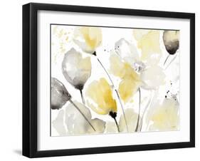 Neutral Abstract Floral II-Lanie Loreth-Framed Art Print