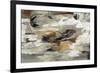 Neutral Abstract Gray-Silvia Vassileva-Framed Art Print