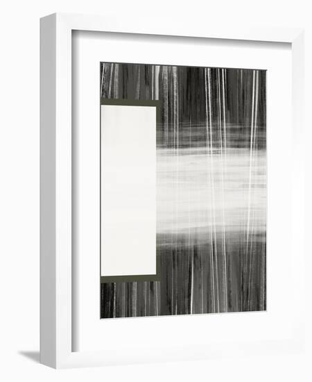 Neutral Abstract White-Melody Hogan-Framed Art Print