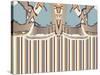 Neutral Blue Striped Ascension-Belen Mena-Stretched Canvas