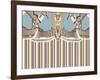 Neutral Blue Striped Ascension-Belen Mena-Framed Giclee Print