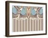 Neutral Blue Striped Ascension-Belen Mena-Framed Giclee Print