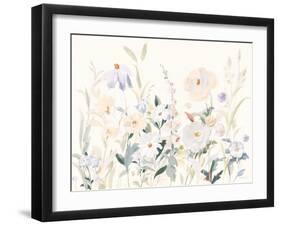 Neutral Boho Wildflowers-Danhui Nai-Framed Art Print