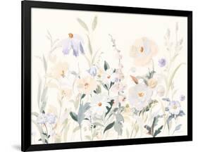 Neutral Boho Wildflowers-Danhui Nai-Framed Art Print