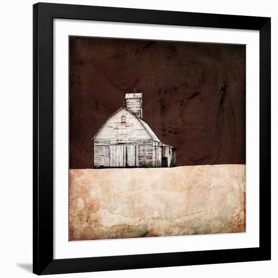 Neutral Brown Farm-Ynon Mabat-Framed Art Print