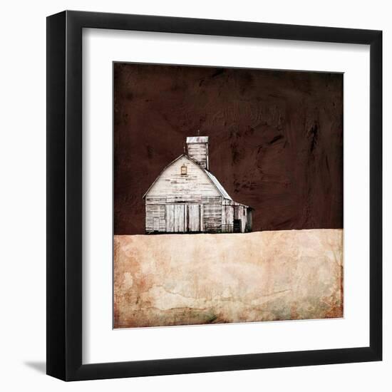 Neutral Brown Farm-Ynon Mabat-Framed Art Print