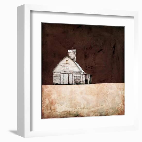 Neutral Brown Farm-Ynon Mabat-Framed Art Print