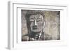 Neutral Buddha-OnRei-Framed Art Print