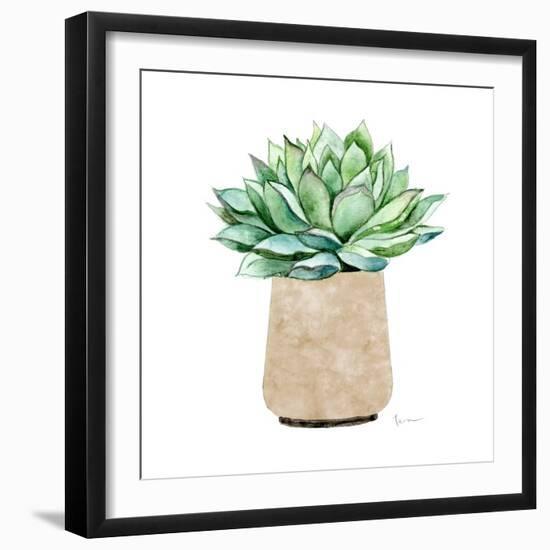 Neutral Cactus III-Janet Tava-Framed Art Print