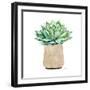 Neutral Cactus III-Janet Tava-Framed Art Print