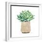 Neutral Cactus III-Janet Tava-Framed Art Print