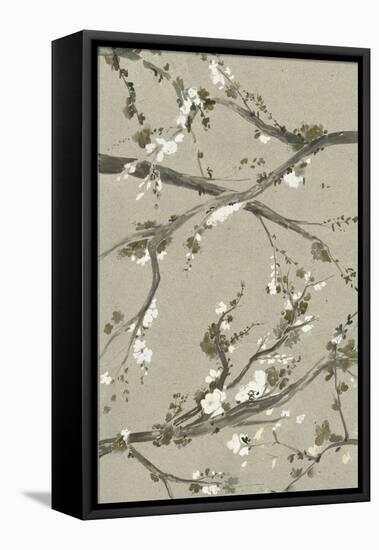 Neutral Cherry Blossoms I-Grace Popp-Framed Stretched Canvas