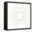 Neutral Circles On White-Ruth Palmer-Framed Stretched Canvas