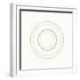 Neutral Circles On White-Ruth Palmer-Framed Art Print