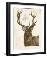 Neutral Deer I-Gwendolyn Babbitt-Framed Art Print