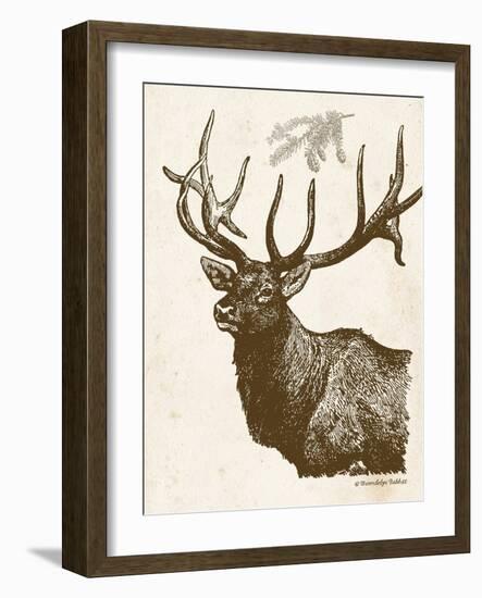 Neutral Deer II-Gwendolyn Babbitt-Framed Art Print