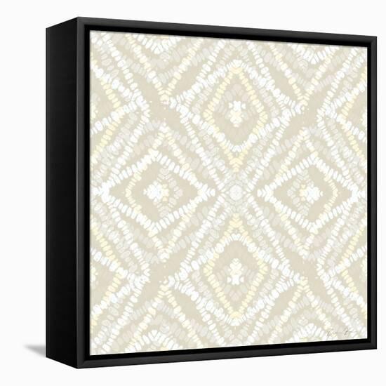 Neutral Diamonds-Denise Brown-Framed Stretched Canvas