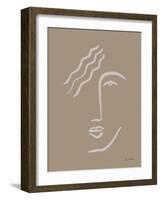 Neutral Faces I-Farida Zaman-Framed Art Print