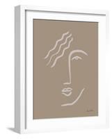 Neutral Faces I-Farida Zaman-Framed Art Print