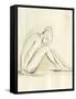 Neutral Figure Study I-Ethan Harper-Framed Stretched Canvas