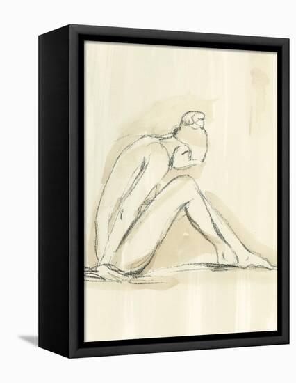 Neutral Figure Study I-Ethan Harper-Framed Stretched Canvas