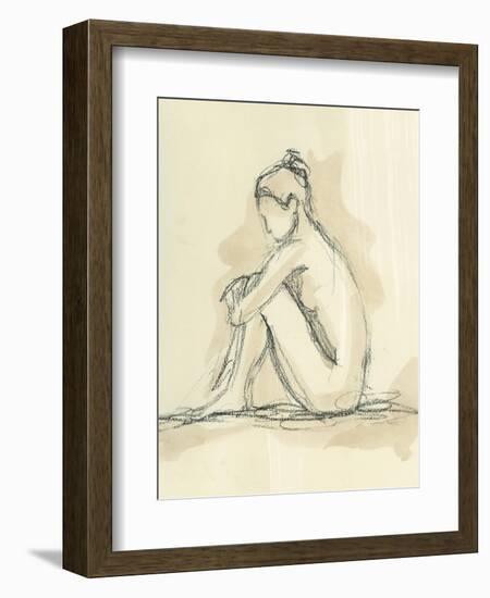 Neutral Figure Study II-Ethan Harper-Framed Art Print