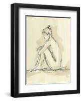 Neutral Figure Study II-Ethan Harper-Framed Art Print