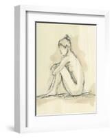 Neutral Figure Study II-Ethan Harper-Framed Art Print