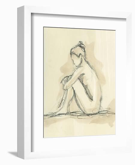 Neutral Figure Study II-Ethan Harper-Framed Art Print