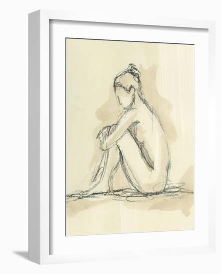 Neutral Figure Study II-Ethan Harper-Framed Art Print