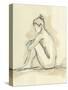 Neutral Figure Study II-Ethan Harper-Stretched Canvas