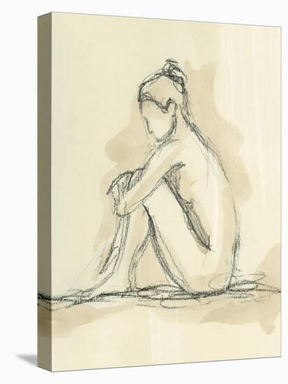 Neutral Figure Study II-Ethan Harper-Stretched Canvas