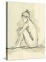 Neutral Figure Study II-Ethan Harper-Stretched Canvas