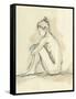 Neutral Figure Study II-Ethan Harper-Framed Stretched Canvas