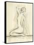 Neutral Figure Study IV-Ethan Harper-Framed Stretched Canvas