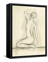 Neutral Figure Study IV-Ethan Harper-Framed Stretched Canvas