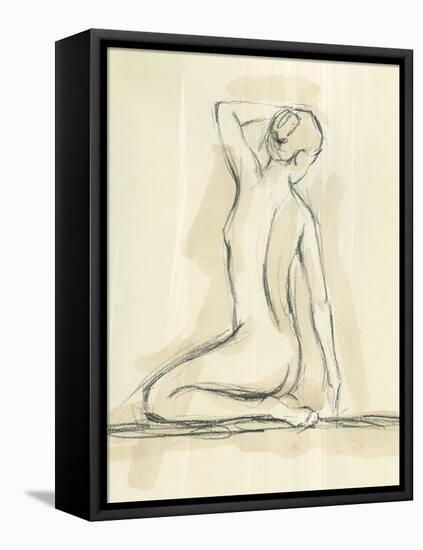 Neutral Figure Study IV-Ethan Harper-Framed Stretched Canvas