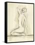 Neutral Figure Study IV-Ethan Harper-Framed Stretched Canvas