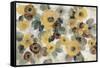 Neutral Floral Beige I Yellow Flowers-Silvia Vassileva-Framed Stretched Canvas