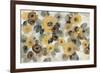 Neutral Floral Beige I Yellow Flowers-Silvia Vassileva-Framed Art Print