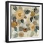 Neutral Floral Beige II-Silvia Vassileva-Framed Art Print
