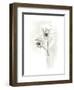 Neutral Floral Gesture VII-June Erica Vess-Framed Art Print