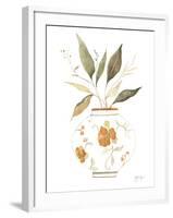 Neutral Floral II-Janet Tava-Framed Art Print