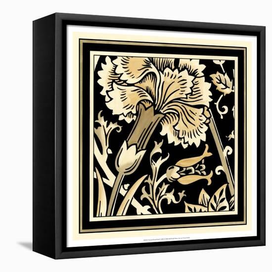 Neutral Floral Motif I-Vision Studio-Framed Stretched Canvas