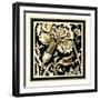 Neutral Floral Motif I-Vision Studio-Framed Art Print