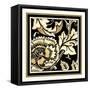 Neutral Floral Motif III-Vision Studio-Framed Stretched Canvas