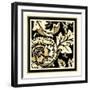 Neutral Floral Motif III-Vision Studio-Framed Art Print