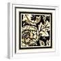 Neutral Floral Motif III-Vision Studio-Framed Art Print