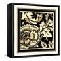 Neutral Floral Motif III-Vision Studio-Framed Stretched Canvas