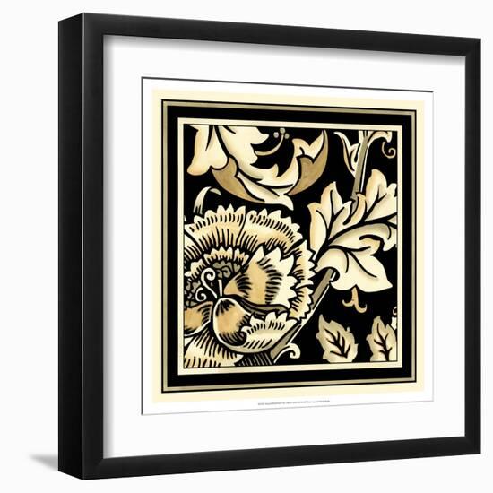 Neutral Floral Motif III-Vision Studio-Framed Art Print